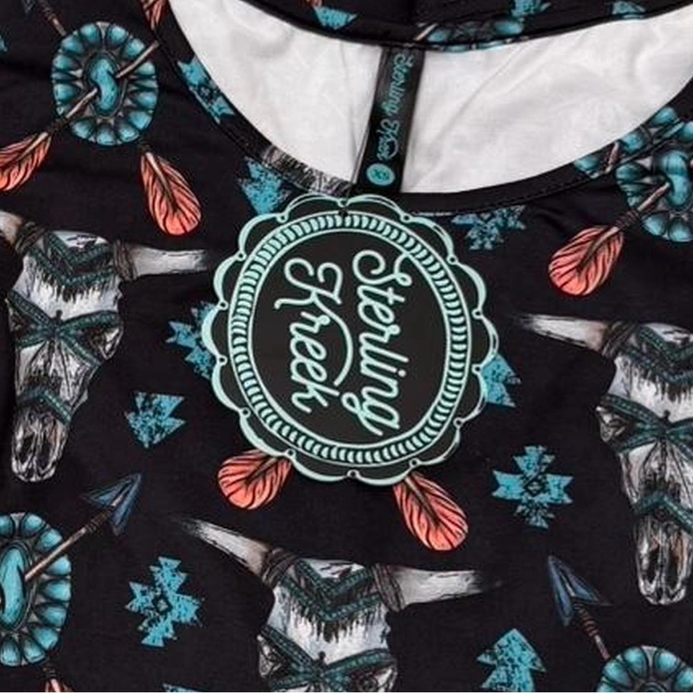 Sterling Kreek Western T-Shirt Bundle Women’s X-Small Aztec Rodeo Cowgirl Tops - Picture 9 of 13